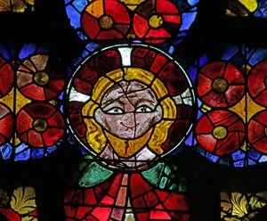 Window depicting Head of Christ