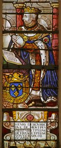 Window depicting Henri de Bourbon by French School