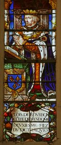 Window depicting Louis de Bourbon-Vendome by French School