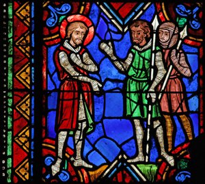 Window depicting St Julian of Brioude in Diocletian