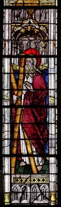 Window w0 depicting St Andrew