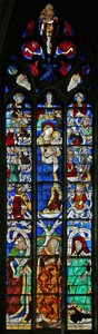 Window depicting the Tree of Jesse by French School