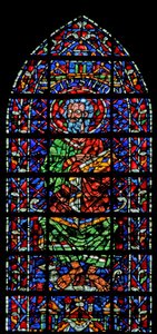 Window w106 depicting St Simon by French School
