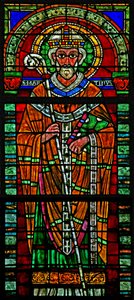 Window w109 depicting St Martin by French School