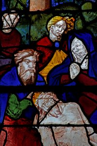 Window depicting Joseph of Arimathea at the Deposition by French School