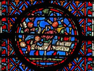Satan Causing Chaos to Job and His Family by French School
