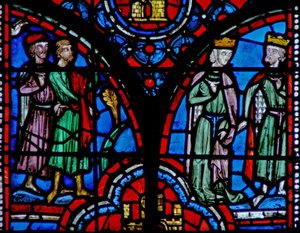 Ahasuerus and Esther Attend the Festival by French School
