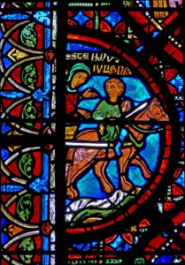 Window depicting the story of St Stephen