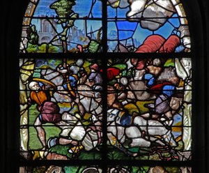 Window depicting the Conversion of St Paul