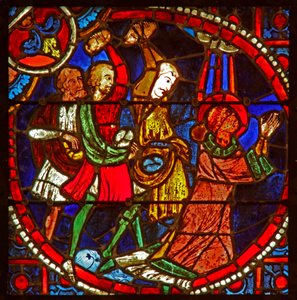 Window depicting St Stephen