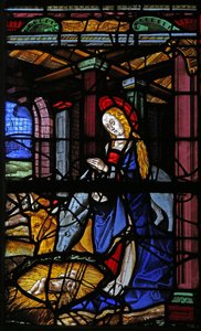 Window depicting the Nativity by French School