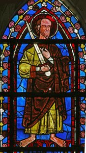 Window 201 depicting St Paul by French School
