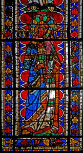 Window w202 depicting St Cecilia