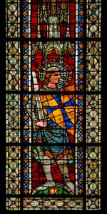 Window w203 depicting St Candide by French School