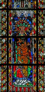 Window w204 depicting St Domitille by French School
