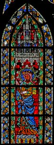 Window w204 depicting St Reparate by French School