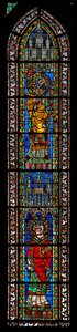Window w205 depicting St Abrogastius and St Solarius