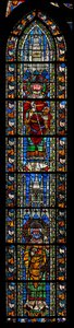 Window w205 depicting St Amande and St Just