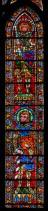 Window w205 depicting St Marcus and St Acacius