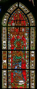 Window w206 depicting St Petronella by French School