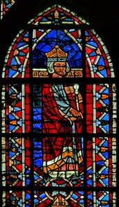 Window depicting Emperor Henry I of Constantinople by French School