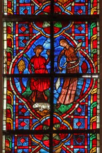 Window depicting the Childhood of Abel? by French School