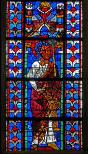 Window depicting Isaiah