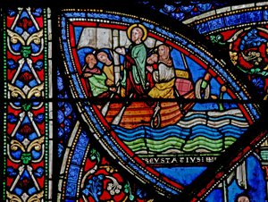 Life of St Eustache: He Sets Off with His Family to Egypt