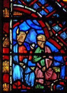 Moses and Aaron Seated by French School