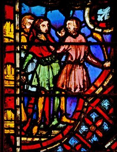 Moses kills an Egyptian by French School