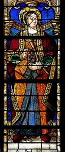 Window depicting St Mary Magdalene by French School