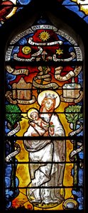 Window depicting the Virgin Mary Clothed with the Sun