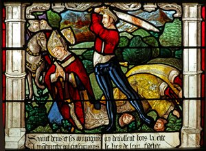 Window W31 Depicting the Beheading of St Denis