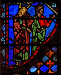 Moses and a Companion by French School