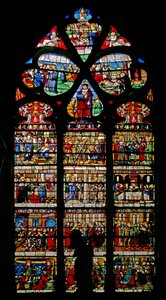 Window depicting St Louis