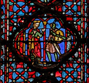 Joshua Meets the Gibeonites by French School