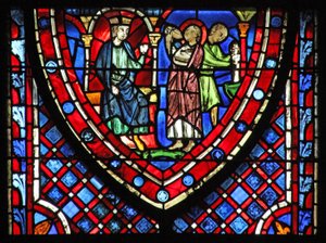 St John and the Poisoned Cup by French School