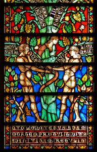 Window 8 depicting details of the Tree of Life (detail)