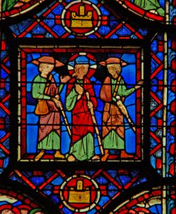 The Resurrection Cycle - The Road to Emmaus by French School