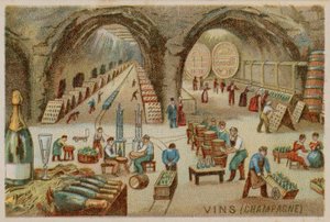 Wines (Champagne) by French School