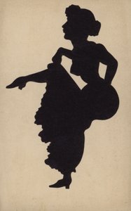 Woman Dancing the Can-Can by French School