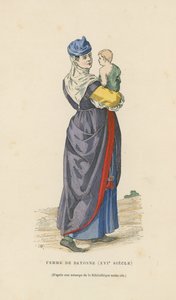 Woman of Bayonne, 16th Century by French School