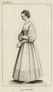 12th Century, Agnes Hellebic by French School
