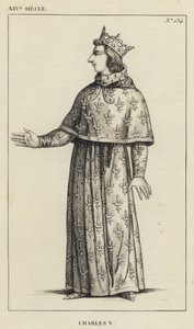 14th Century, Charles V (engraving)