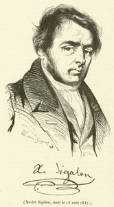 Xavier Sigalon, Died August 18, 1837