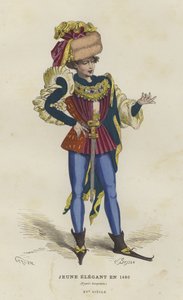 Young dandy, 1480 by French School