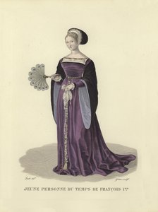 Young lady of the time of King Francis I of France by French School
