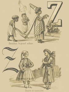 Zanzibar, the Great Sultan / Zuave and Cantiniere by French School