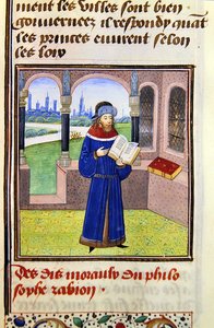 Zabion, from Histoire des Philosophes, Late 15th Century by French School