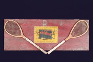Original box for a Sphairistike set by French and Co.
